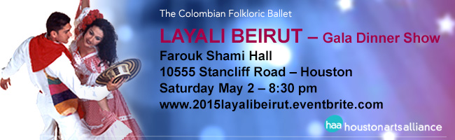 The Colombian Folkloric Ballet Nayali Beirut Gala Dinner Show Houston 2015